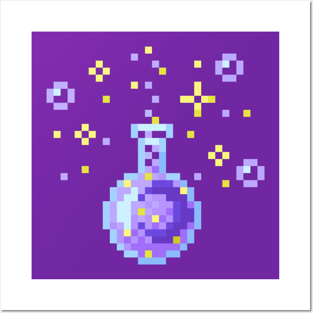 Bubbly Moon Potion Wall Art by robinchan33